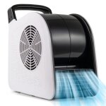 Ventilateur soufflant 130 w costway � 3 vitesses 552 m� / h t�te pivotante � 185� ventilateur portable ...