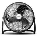 Ventilateur sur pied en mtal robuste brasseur dair industriel rtro fan de sol exterieur 3 vitesses ...