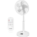 Ventilateur sur pied ultra silencieux 20db avec tlcommande 2772m / h dc moteur brushless 24w 4 modes ...
