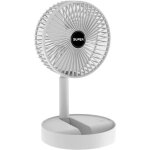 Ventilateur tlescopique pliable ventilateur de bureau portable sans fil batterie intgre rechargeable ...