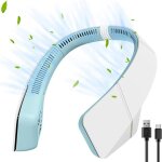 Ventilateur tour de cou portable silencieux rechargeable par usb sans pales 3 vitesses puissant pour ...