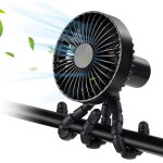 Ventilateur usb silencieux pour poussettes avec tr�pied r�glable