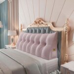 Vercart coussin compens coussin de lecture pour lit et canap coussin de dossier coussin rose clair ...