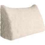 Vercart coussin de lecture cale dos coussin  coins coussin inclin coussins de lit imitation laine blanc ...