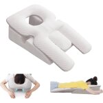 Vercart coussin de lit pour dormir sur le dos et le ct oreiller anti - reflux acide avec appuie - tte ...