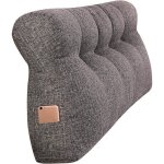 Vercart coussin lombaire cale oreiller de lecture coussin de dos de lit triangulaire t�te de lit pour ...