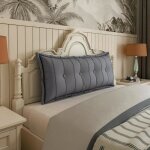 Vercart grand coussin de lecture pour chevet tte de lit gros coussin de canap long oreiller traversin ...