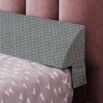 Vercart long coussin cale coussin triangulaire pour tte de lit avec poches latrales pour tte de lit ...