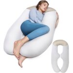 Vercart coussin de grossesse coussin dallaitement grand coussin oreiller en forme de u de maternit pour ...