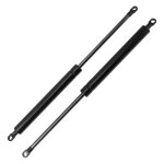 Vrin de capot x autohaux 400mm 800n amortisseur gaz acier au carbone noir 2pcs rv voiture bote outil ...