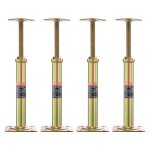 Vrins de sol de maison - vevor - charge 1134 kg - cric tlescopique en acier de support de levage pour ...