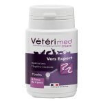Vermifuge naturel - v�t�rimed - vers expert chat - 15 comprim�s - fabriqu� en france - adulte