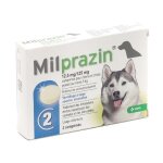 Vermifuge - krka - milprazin chien - bo�te 2 comprim�s - pour chiens 5 � 75 kg - large spectre