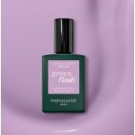Vernis  ongle - green flash lisa lilas 15ml - couleur mauve - effet bonne mine - tenue jusqu 10 jours ...