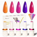 Vernis � ongles gel semi permanent 5 couleur uv nail polish longue tenue facile � appliquer id�al pour ...