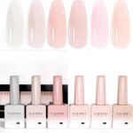 Vernis � ongles gel semi permanent 6 couleur lot vernis � ongles uv gel nail polish couleur p�te de transparen ...