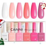 Vernis � ongles gel semi permanent 6 couleur uv nail polish blanc rose violet corail semi - permanent ...