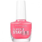Vernis  ongle - gemey maybelline - superstay 7 days - rose - acid grapefruit