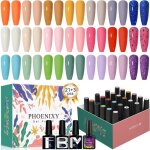 Vernis  ongle - kit vernis semi permanent - 21 couleurs - top coat inclus - uv durable 28 + jours couleur ...