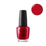 Vernis  ongles rouge opi - color so hot it berns - tenue 7 jours - 15ml