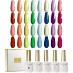 Vernis semi permanent 20pcs lot vernis  ongles gels semi - permanents avec base et top coat matt top ...
