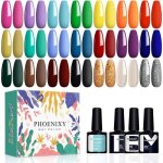Vernis semi permanent 21 couleurs vernis gel uv 24 pcs kit ongle gel uv complet pour dbutant petit style ...