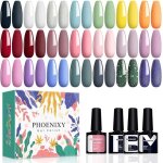 Vernis semi permanent 24 pcs lot vernis  ongles avec base et matt top coat 21 couleurs vernis gel uvkit ...