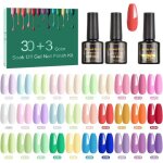 Vernis semi permanent 33 manucure nail art lot vernis � ongles gel uv led nail polish 30 ouleurs populaire ...