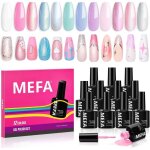 Vernis semi permanent vernis gel uv semi permanent pour les f�tes12 couleurs blanc rose bleu vert violet ...