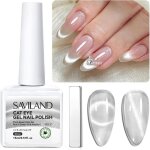 Vernis semi permanent magn�tique 15ml argent cat eye gel nail polish avec aimants polyvalent vernis gel ...