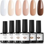 Vernis à ongle - marron automne hiver - kit de 6 couleurs - gel uv - non toxique Vernis à ongle - marron automne hiver - kit de 6 couleurs - gel uv - non toxique