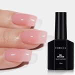 Vernis - semi - permanent rose clair15ml soak off uv led vernis - gel semi - permanent rose pour nail ...