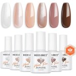 Vernis semi permanent rose pailleté marron 6 couleurs vernis gel uv semi permanent sans hema soak off ... Vernis semi permanent rose pailleté marron 6 couleurs vernis gel uv semi permanent sans hema soak off ...