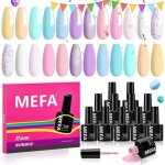 Vernis semi permanentvernis gel uv semi permanent pour et� 12 couleurs macaron pastel blanc jaune rose ...