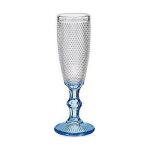 Fl�te de champagne - vivalto - bleu cobalt - 180 ml - verre - originale