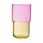 Verre  eau jaune / rose 32 cl candy mix - luminarc