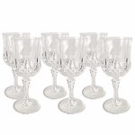 Gobelet jetable - alpina - set de verres à vin - 6 pièces - 200ml - plastique effet cristal Gobelet jetable - alpina - set de verres à vin - 6 pièces - 200ml - plastique effet cristal