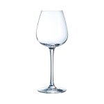 Verre  pied 35cl expert du vin cristal d'arques - 4 verres