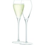 Verres � prosecco 250 ml transparents lot de 2 verres souffl�s � la bouche et fabriqu�s artisanalement ...