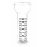 Verre de remplacement pour pluviomtre motif grenouille souris corbeau etc. avec chelle jusqu 35mm ...