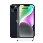 Verre trempe avec bords noir pour iphone 14 6. 1 - film vitre protection ecran utra resistant - yuan ...