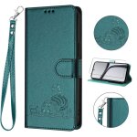 Verre tremp� + coque cuir pu �tui pour samsung galaxy a25 5g 6. 5 rfid blocage portefeuille housse avec ...