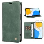 Verre tremp + coque pour xiaomi redmi 14c 6. 88 housse en cuir pu flip portefeuille tui avec emplacement ...