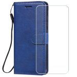 Verre tremp� + housse portefeuille pour motorola edge 50 fusion 6. 7 coque etui protection en cuir pu ...