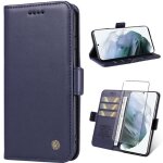 Verre trempé + housse portefeuille pour xiaomi 14t pro 6. 67 coque Étui magnétique en cuir pu avec fentes ... Verre trempé + housse portefeuille pour xiaomi 14t pro 6. 67 coque Étui magnétique en cuir pu avec fentes ...