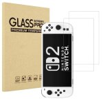 Verre tremp� - phonillico� - nintendo switch 2 (2025) - pack de 2 - r�sistant aux rayures - protection ...