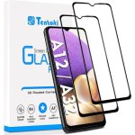 Verre tremp samsung galaxy a12 - m12 - a32 5g [lot de 2] [couverture complte] film protection ecran ...