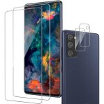 Verre tremp� compatible avec samsung galaxy s20 fe 5g - 4g2 pi�ces protection �cran + 2 pi�ces cam�ra ...