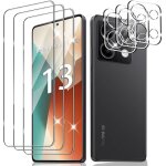 Verre tremp� pour xiaomi redmi note 13 5g 3 film de vitre protection d?�cran + 3 cam�ra arri�re protecteur ...