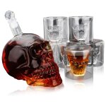 A verre  vin 550 ml 13x75 cm lot de 7 vodka fabrication soigne ambiance unique design unique bouteille ...